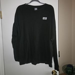 HUF Flag Pattern Long Sleeve Shirt, XL